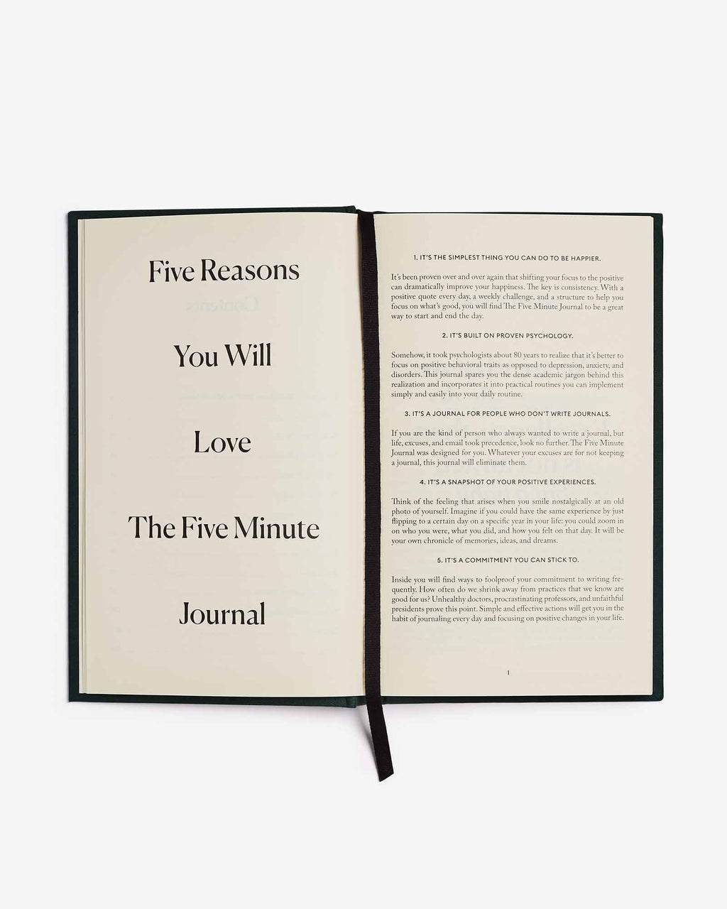 The Five Minute Journal - Earth Green